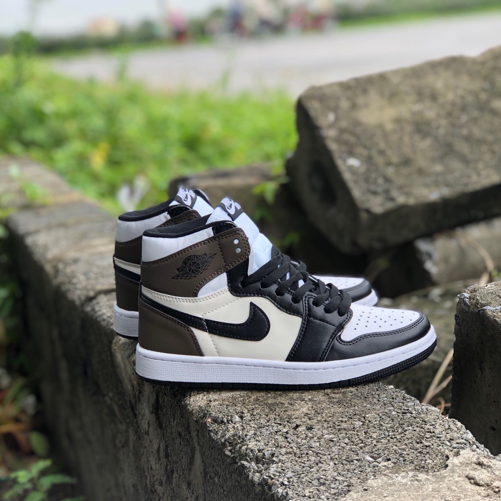 Giày air Jordan 1 High 2021 màu Nâu Cao ,jodan 1 Nâu cao cổ hot trend bản đẹp nam nữ | BigBuy360 - bigbuy360.vn