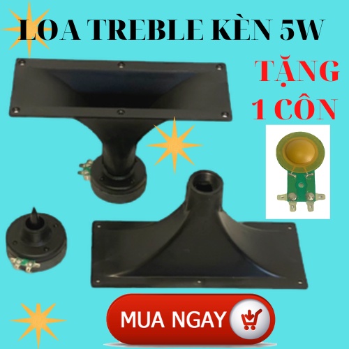 Loa treble kèn 5w hàng chính hãng cty HQ 301 chuyên bẫy chim đêm, lắp loa kéo