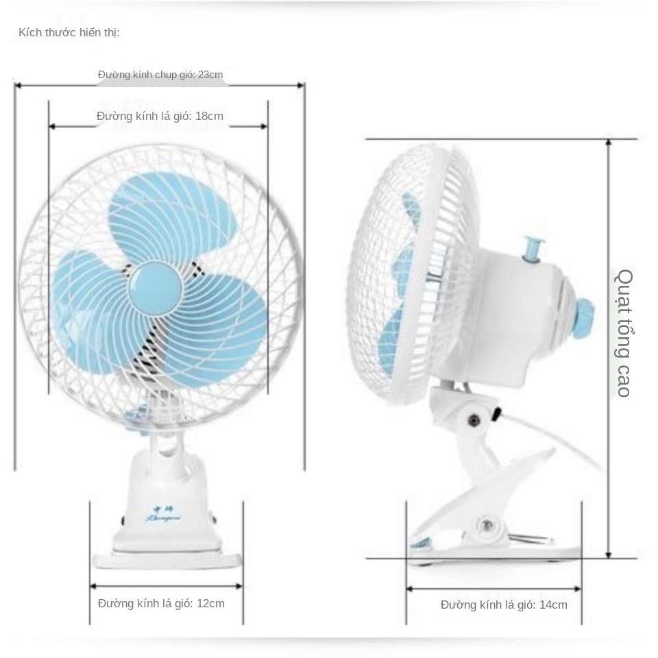 Quạt kẹp đa năng mini,Xoay 180 độ,Điện 220v,Tiện dụng cho Văn phòng,Phòng khách,Nhà vệ sinh,Đế kẹp đa năng hoặc Đặt bàn