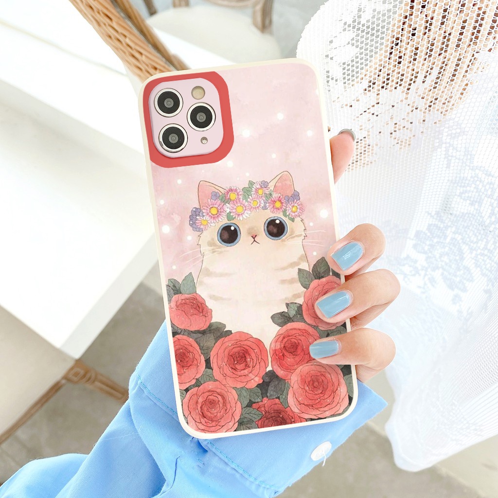 ỐP LƯNG IPHONE Mèo Ngây Ngô ngầu ốp iphone 12 pro/13pro/13promax/7/7+/8/8+/X/XS/XSM/11/11PMROMAX tr307