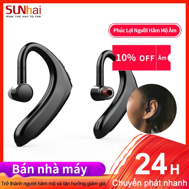 Tai nghe không dây M30 bluetooth 5.0 dạng móc trên tai thời gian chờ lâu hỗ trợ nghe nhạc tiện lợi