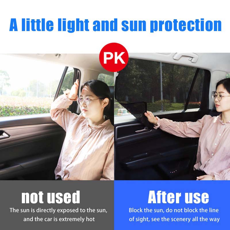 Tấm Che Nắng Gắn Cửa Sổ Xe Hơi Có Nam Châm Tiện Dụng