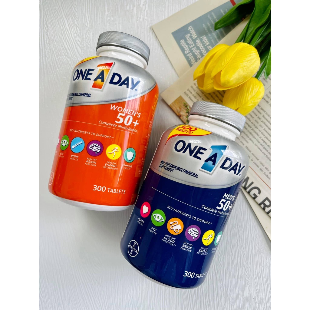 Vitamin tổng hợp cho nam/nữ One A Day 50+ Complete Multivitamin