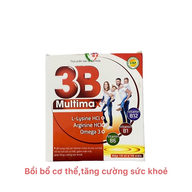 Vitamin 3b hộp 100 viên