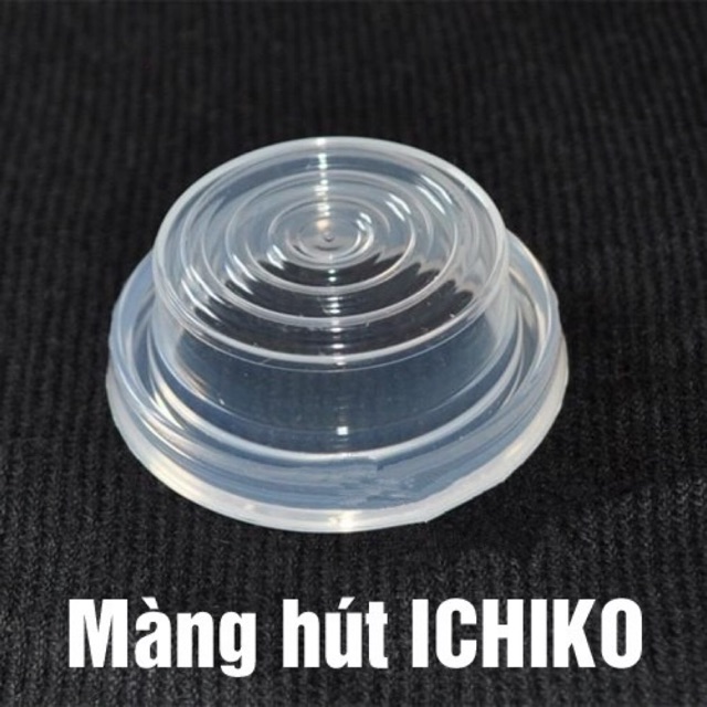 Màng silicon, van trên, màng hút - Phụ kiện máy hút sữa điện đôi ICHIKO (Màng trắng trong Realbubee)
