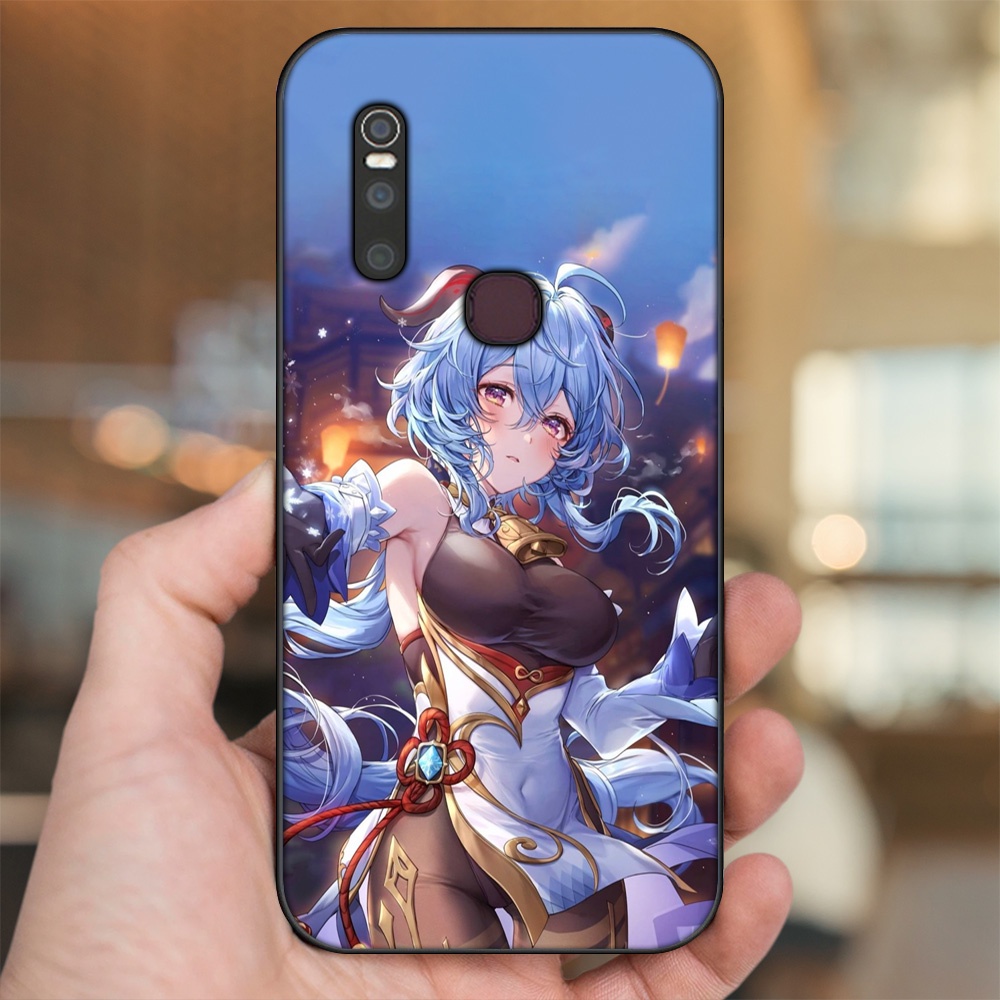 Ốp lưng Vivo V15 viền đen in hình Ganyu Genshin Impact