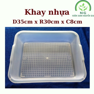 Khay Ươm Giống, Trồng Rau Mầm 8x30x35cm
