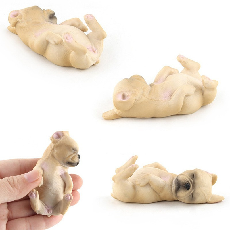 Mô hình chó bulldog dùng để trang trí