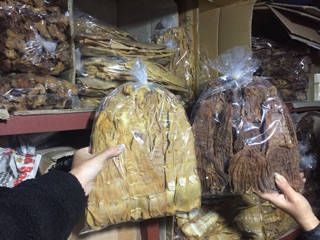 Măng vầu khô