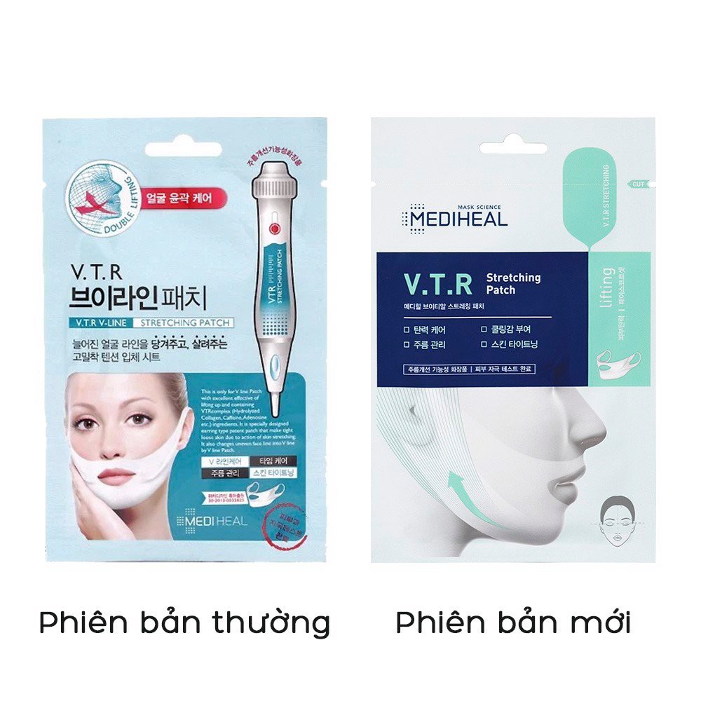 [New] [Tạo mặt Vline không phẫu thuật] Mặt Nạ Nâng Cơ, Giảm Mỡ Thừa Tạo Hình V-Line Mediheal V.T.R Stretching Patch