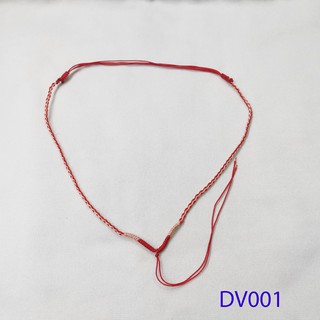 Dây chuyền vải đỏ dv001