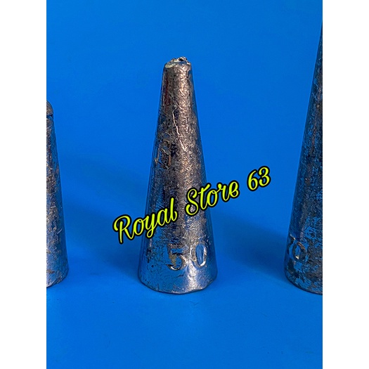 Chì Xuyên Tâm chì chạy câu cá đủ các size 30g, 50g, 70g, 100g, 120g, 150g