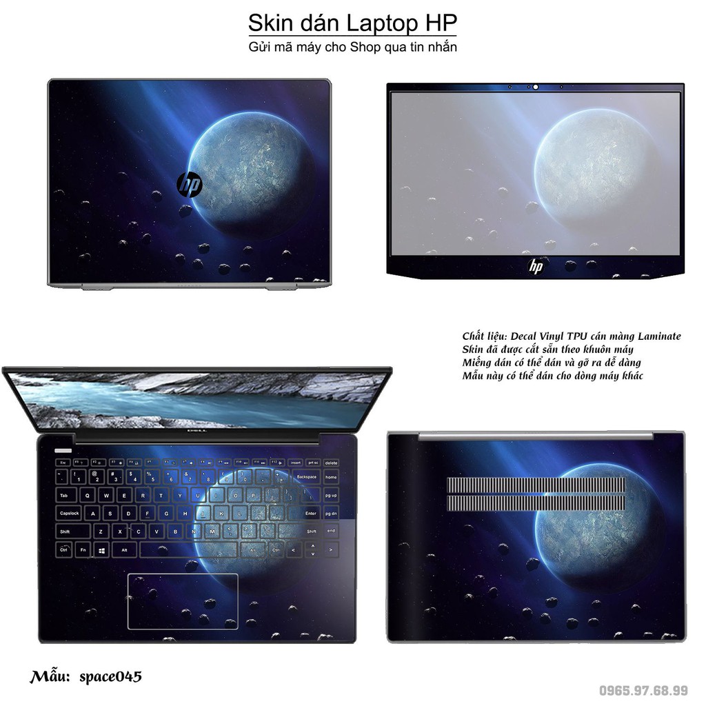 Skin dán Laptop HP in hình không gian _nhiều mẫu 8 (inbox mã máy cho Shop)