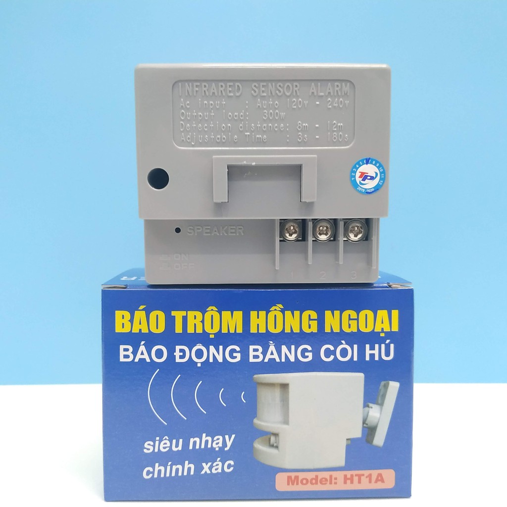 [HOT] Thiết bị báo động chống trộm hồng ngoại HT1A - BH 1 năm