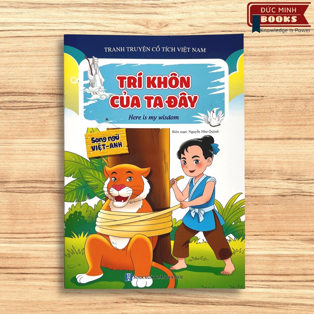 Trí Khôn Của Ta Đây - Sách truyện tranh cổ tích song ngữ Việt Anh