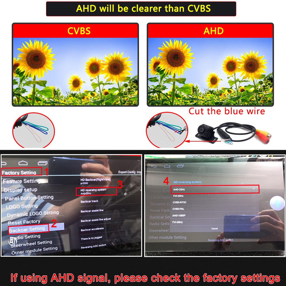 Camera Lùi Xe Hơi Hd Ahd 1080p 170 Độ Tầm Nhìn Ban Đêm 18.58us $25.80-28% | BigBuy360 - bigbuy360.vn