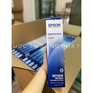 combo 4 hộp Băng mực in ruy băng RIBBON EPSON LQ 310 S015639 (hàng chính hãng) - Dùng cho máy in kim Epson LQ310