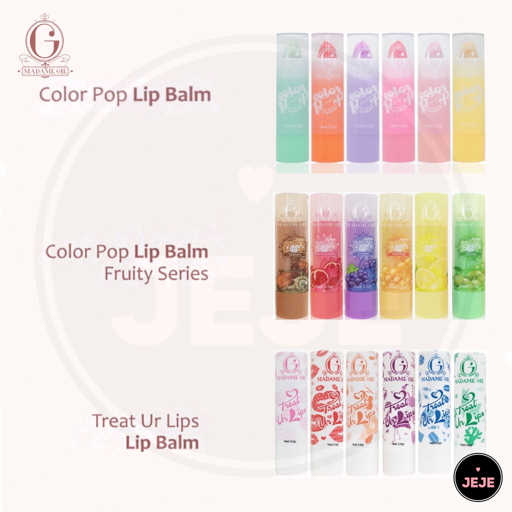 (Hàng Mới Về) Son Dưỡng Môi Chiết Xuất Trái Cây Màu Sắc Tươi Tắn Thương Hiệu Madame | BigBuy360 - bigbuy360.vn
