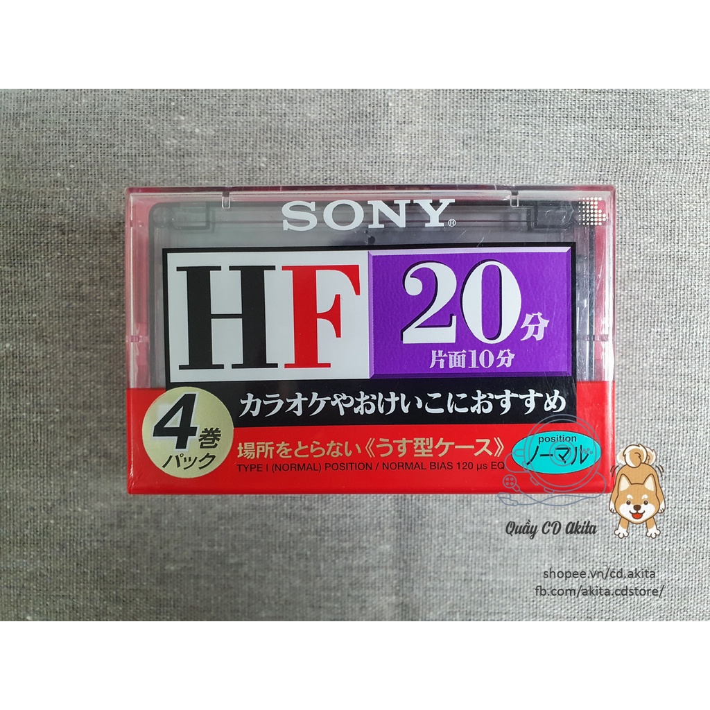 Băng cassette Sony HF20 mới
