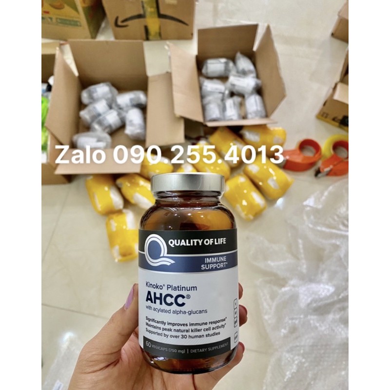 AHCC Mỹ 60v 750mg Loại bỏ sạch HPV HẾT smg | BigBuy360 - bigbuy360.vn