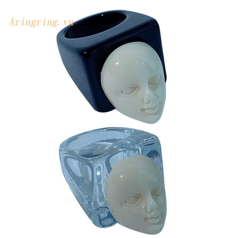 Arin Nhẫn Đeo Khớp Ngón Tay 3D Retro Quà Tặng Sinh Nhật Bạn Trai Bạn Gái Không Gây Dị Ứng Lễ Tình Nhân