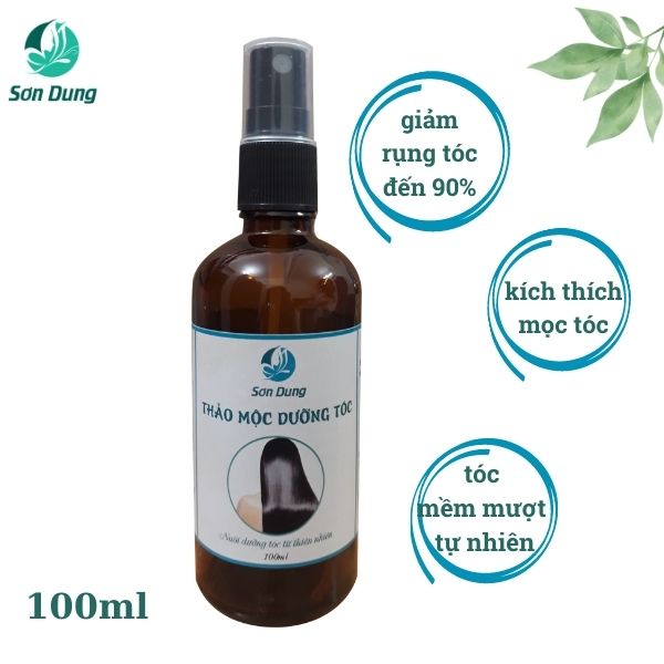 Dưỡng Tóc Thảo Mộc Sơn Dung, Giảm Rụng Tóc, Kích Thích Mọc Tóc, Giúp Tóc Mềm Mượt Tự Nhiên, chai xịt dung tích 100ml
