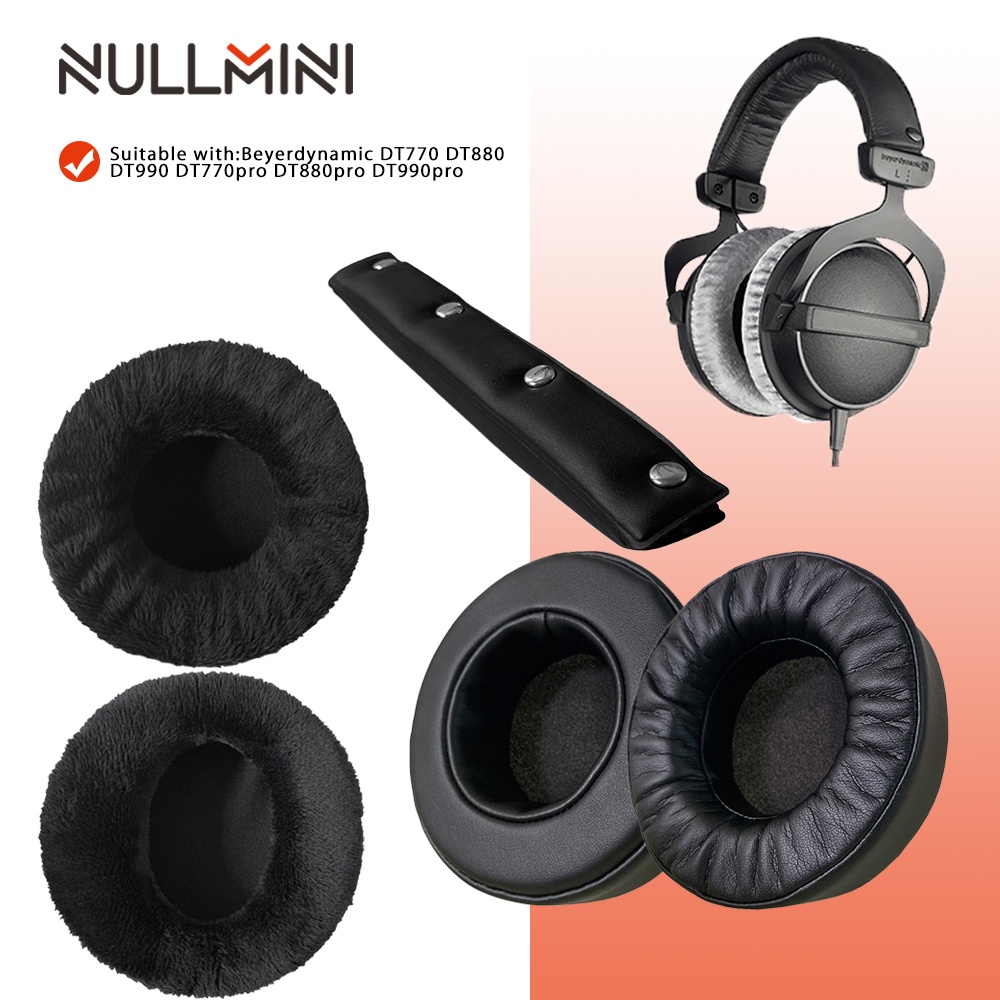 Miếng đệm tai nghe thay thế NullMini cho Beyerdynamic DT770 DT880 DT990 DT770pro DT880pro DT990pro T