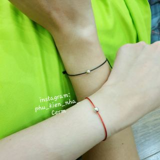Vòng đôi sợi chỉ mix hạt