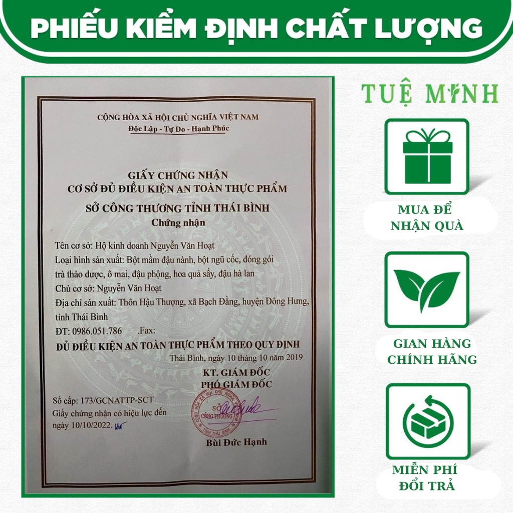 Bột Tía Tô Sấy Lạnh Nguyên Chất 100% Organic Tuệ Minh, Bột Tía Tô Giảm Cân, Thanh Nhiệt Giải Độc, Giảm Ho