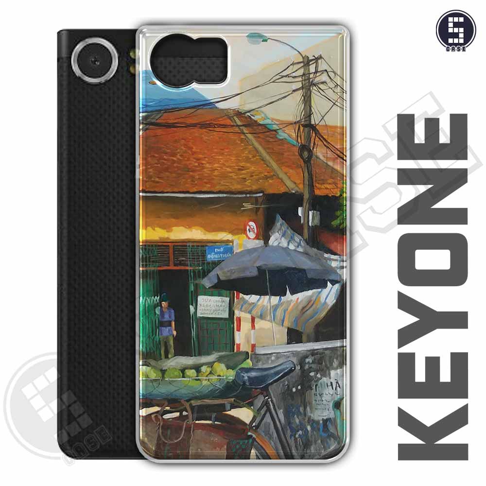 Ốp điện thoại Blackberry KeyOne, BB Key1 Dẻo Chống Shock Nhiều Mẫu Tuyển Tập 12 Phố Cổ Sơn Dầu A701-CL12