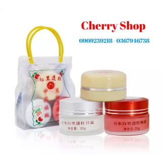 Bộ kem túi Eninc - Enin giúp loại bỏ mụn thâm, dưỡng trắng da kem nám bộ 3