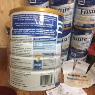 Ensure Úc 850g có 2 vị lựa chọn: Vị Vanilla và Chocolate ạ!