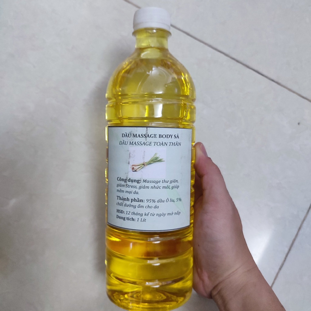 (Q1-HCM) Tinh Dầu Massage Body Dùng Trong Spa TMV 550ML