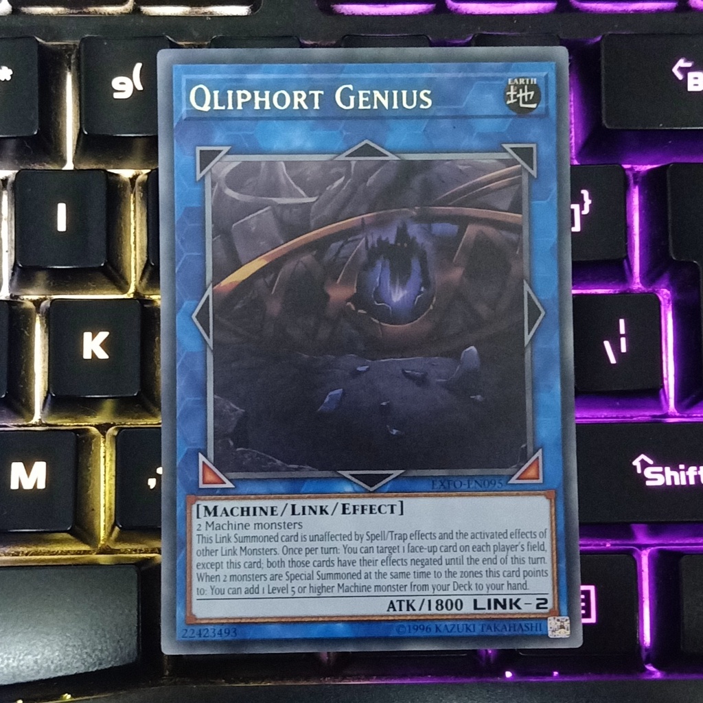 [YGOVKIDS] Bài Yu-Gi-Oh Qliphort Genius - EXFO-EN095 - Rare