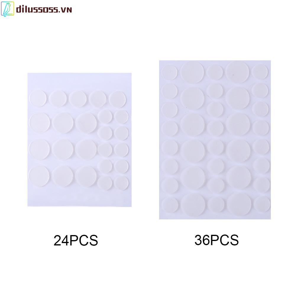 Bộ 24/36 miếng dán Hydrocolloid hỗ trợ loại bỏ mụn thoáng khí chăm sóc da mặt