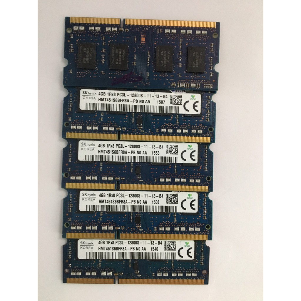 RAM Laptop 8G/4G DDR3 (PC3L) - Buss 1600 (12800)