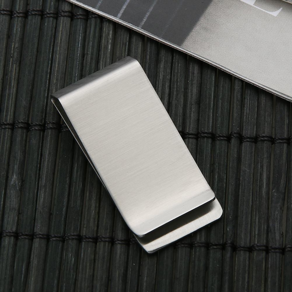 Stainless Steel Card Wallet Card Holder Slim Clip Money Clips