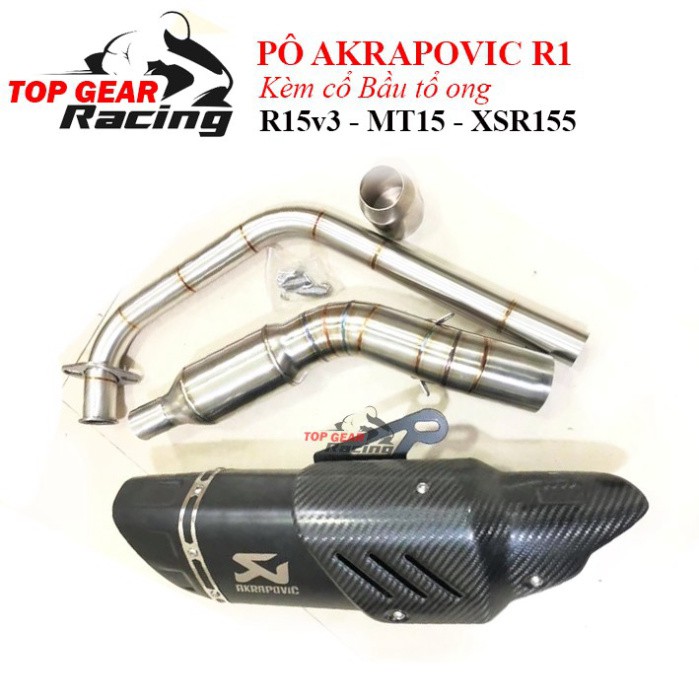 Pô R1 lắp xe R15v3 - Lắp như zin - Cực đẹp cực sịn <TOPGEAR>