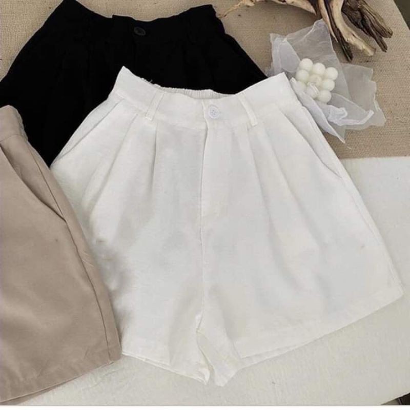 Quần Short Nữ Freesize, Quần Đùi Lưng Thun Chất Vải Tuyết Mưa Năng Động, Trẻ Trung M0199