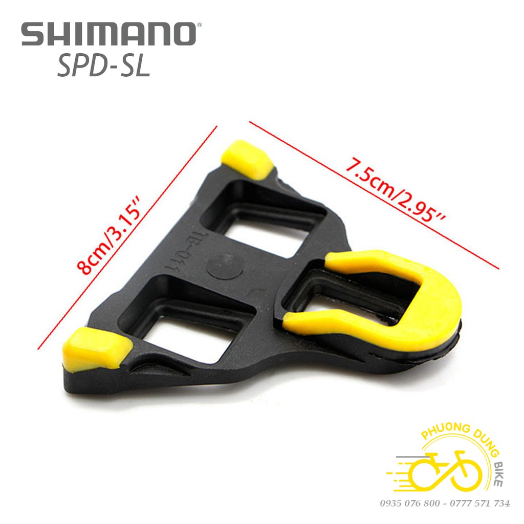 Bộ can cá pedan xe đạp road SHIMANO SPD-SL Cleats SM-SH10 / SM-SH11 / SM-SH12