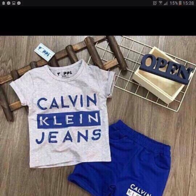 Com bo Bộ CalvinKlein bé trai