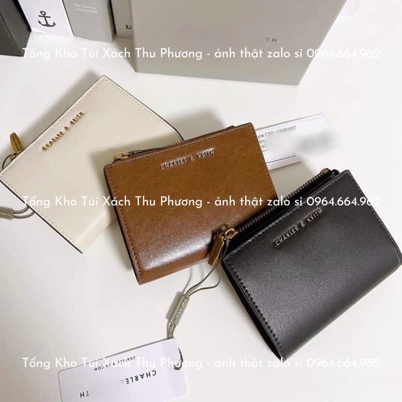 [Fullbox] Ví Cê ka mini hàng qc xuất xịn logo dập nổi nhiều ngăn siêu xinh (cam kết chuẩn hình)