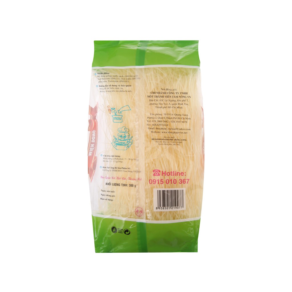 Miến dong Việt San gói 300g