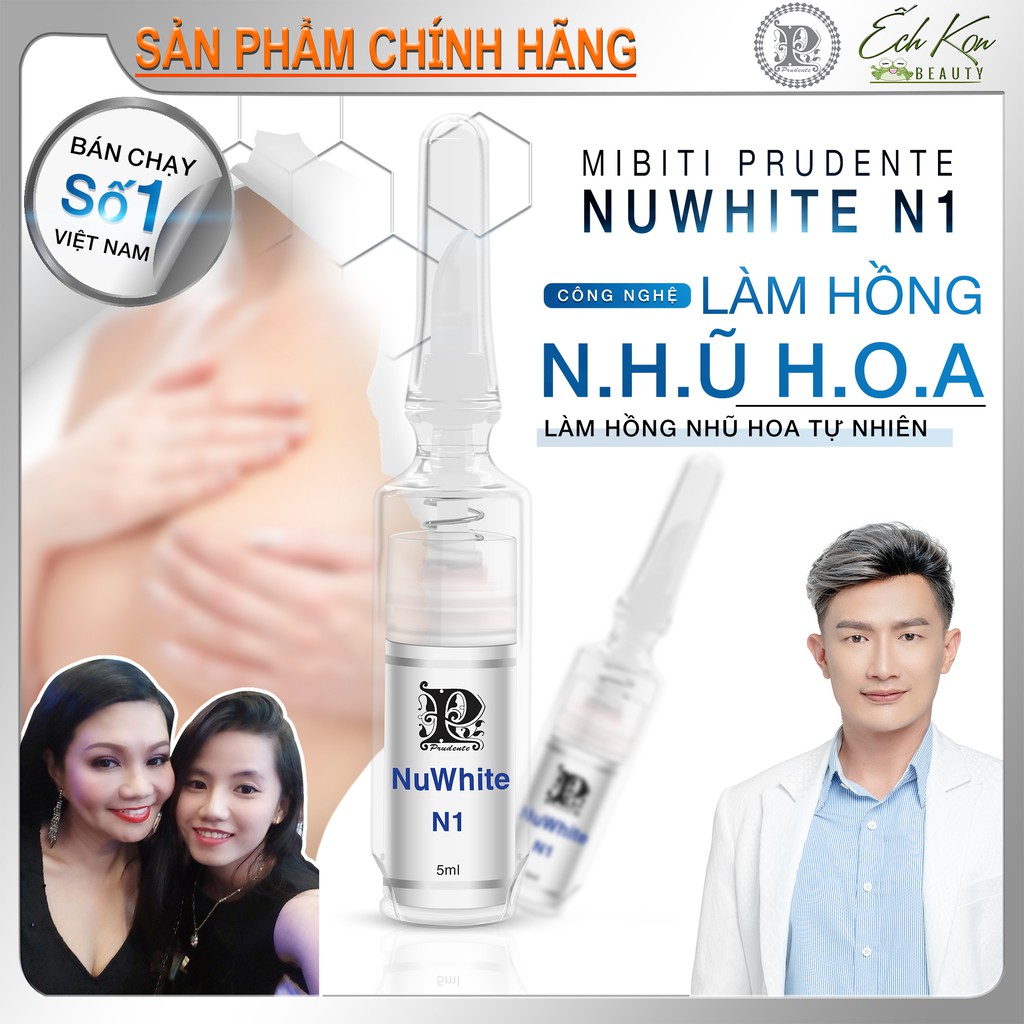 Kem Làm Hồng Nhũ Hoa NUWHITE N1 5ml Chính Hãng Hoa Kỳ Có Tem Chính Hãng Hiệu Quả Sau 5-7 ngày