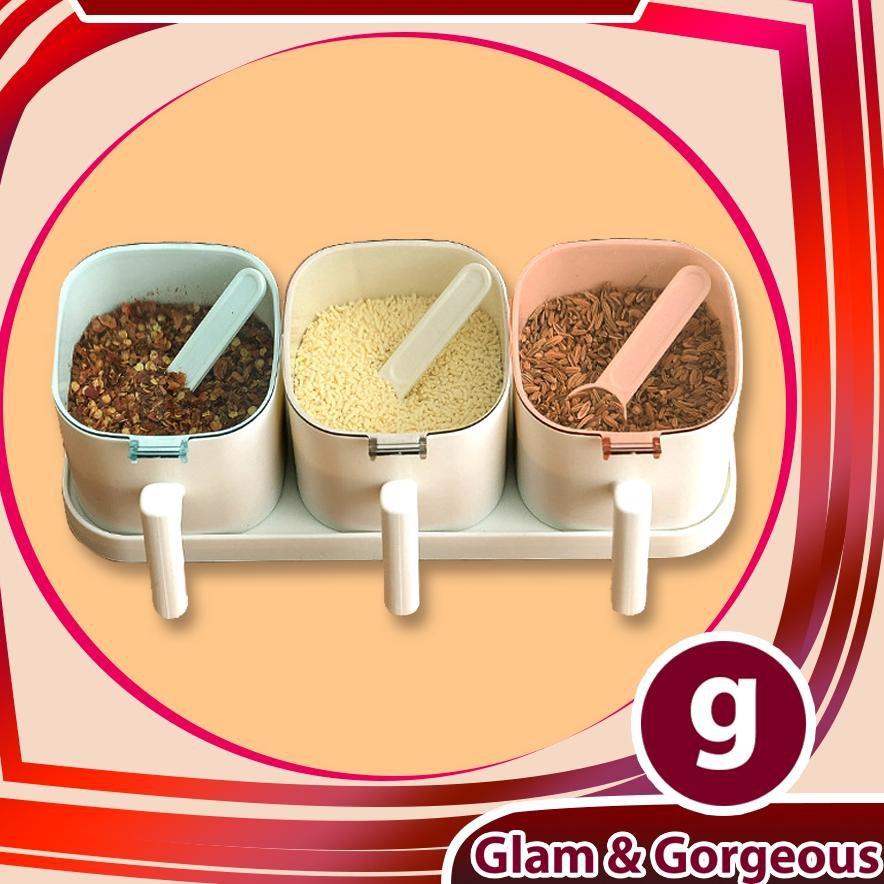 Giá Nhựa 3 Ngăn Đựng Gia Vị Tbd003 Tiện Dụng Cho Nhà Bếp | BigBuy360 - bigbuy360.vn