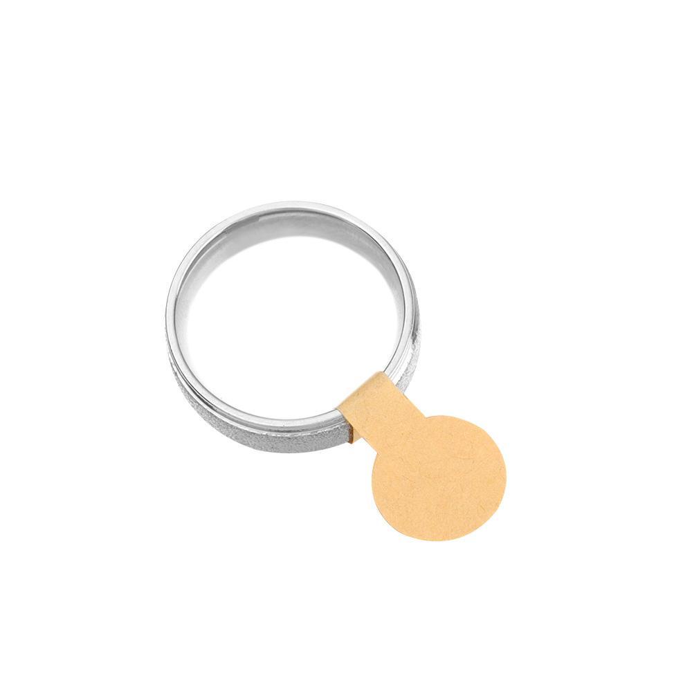 Bộ 500 Thẻ Treo Trưng Bày Trang Sức Hình Tròn Màu Trắng / Nâu