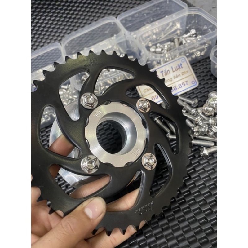 Ốc salaya 8li 2 cùi dĩa - đĩa thắng - bá heo mọi loại xe