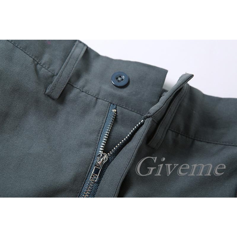 Quần Baggy Cổ Điển Màu Trơn Lưng Thấp Có Túi Màu Đen / Xanh Lá / Hồng Dành Cho Nữ