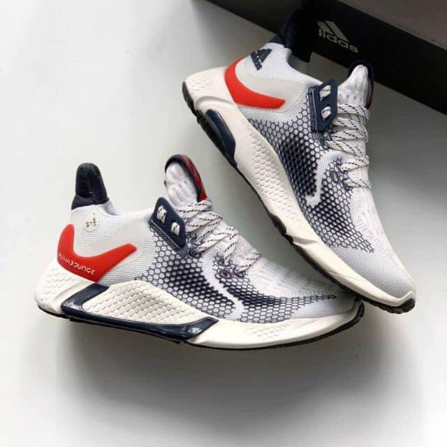 Giày Adidas Alphabounce 2020 Trắng Xanh