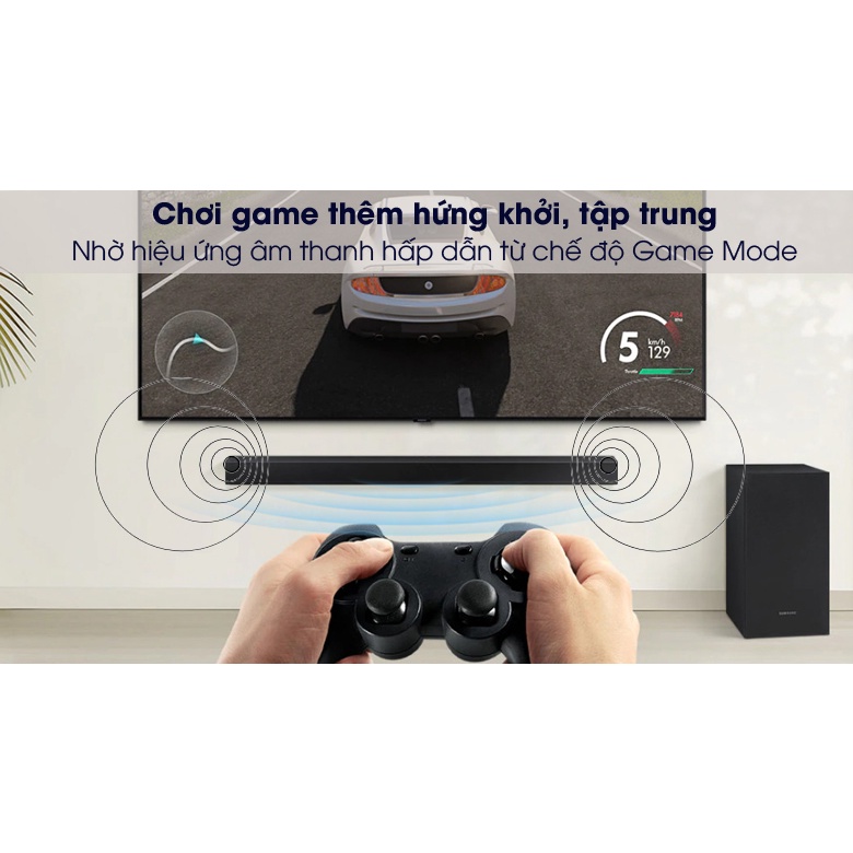 Loa soundbar Samsung HWB450 2.1ch, Công suất 300W Dàn âm thanh
